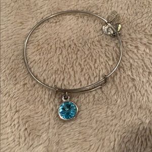 Alex and Ani Aquamarine Bracelet